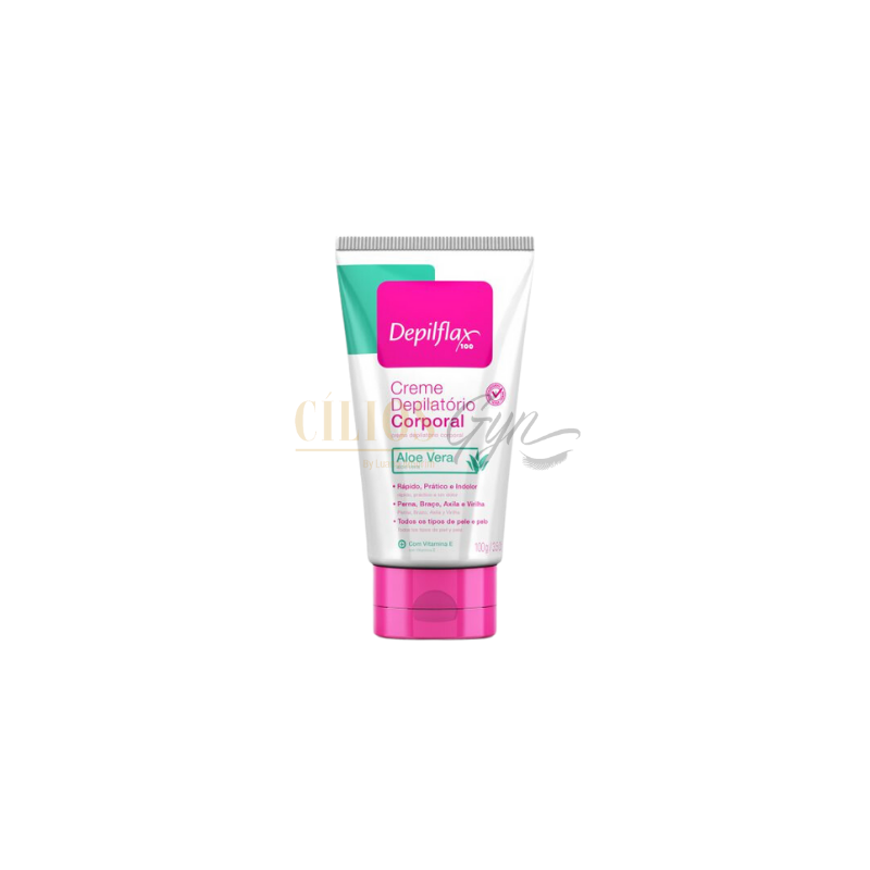 CREME DEPILATORIO CORPORAL ALOE VERA DEPILFLAX 100G